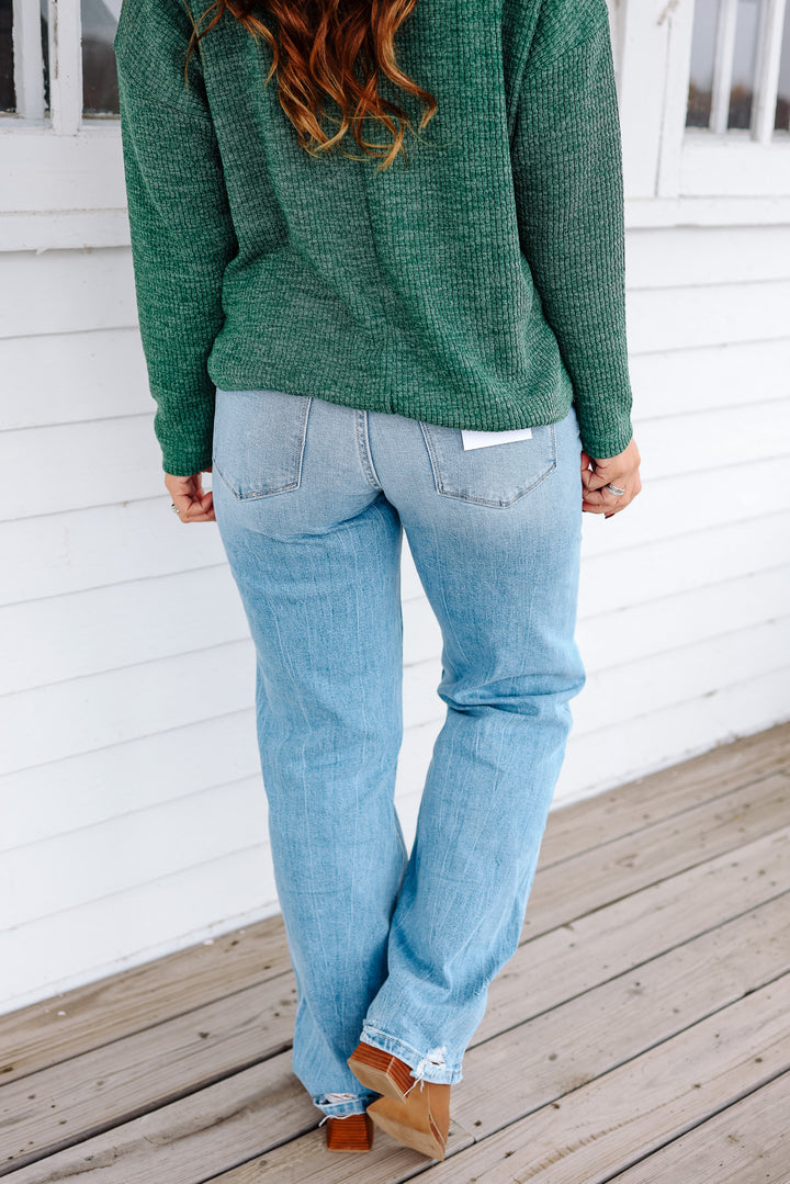 VERVET: Linden Slim Wide Jeans