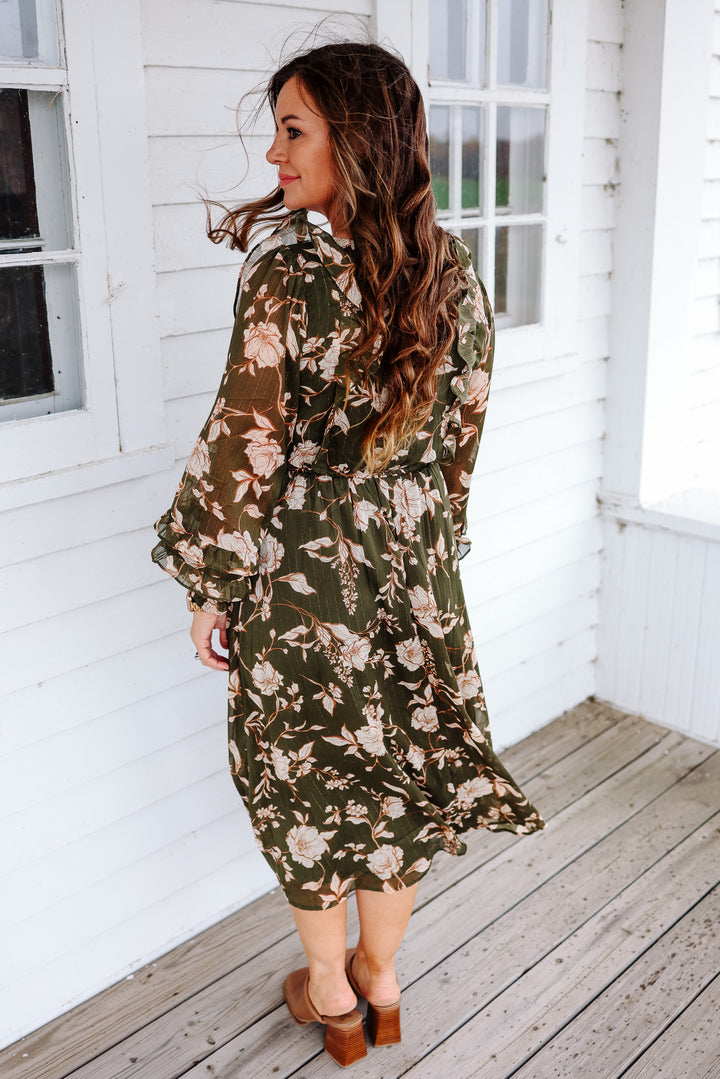 Hazel Long Sleeve Floral Dress