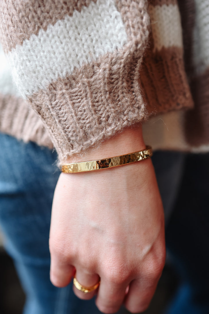 Hammered Bangle