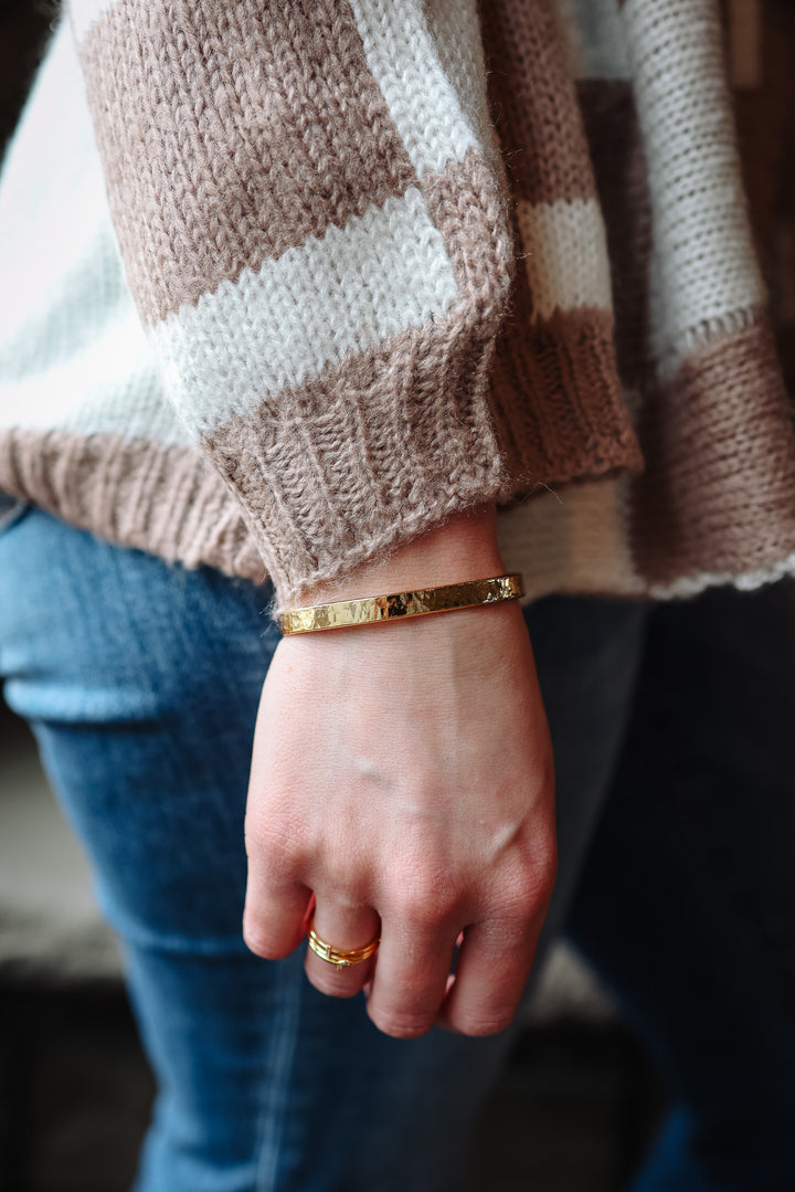 Hammered Bangle