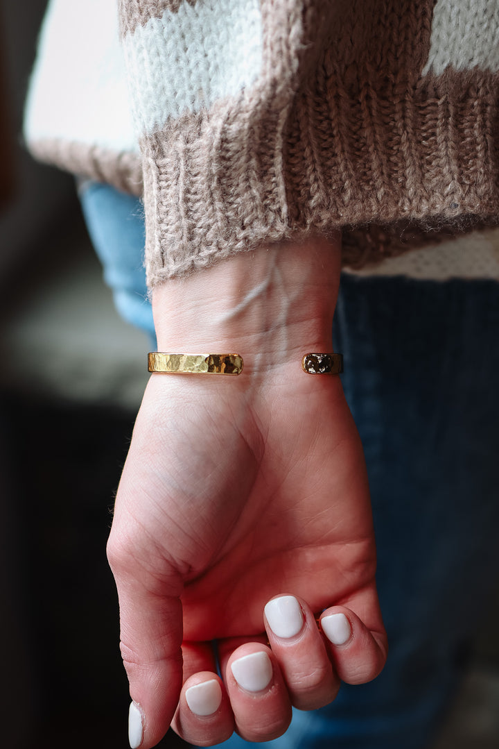 Hammered Bangle