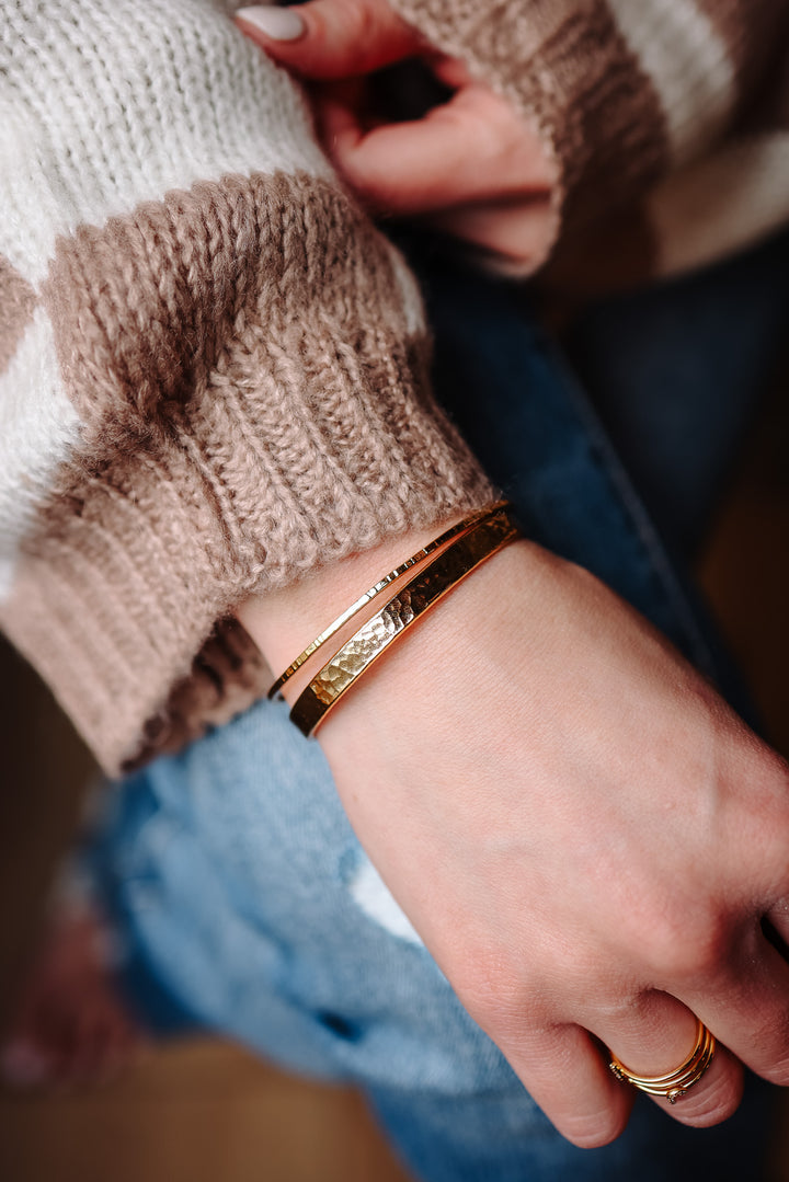 Hammered Bangle