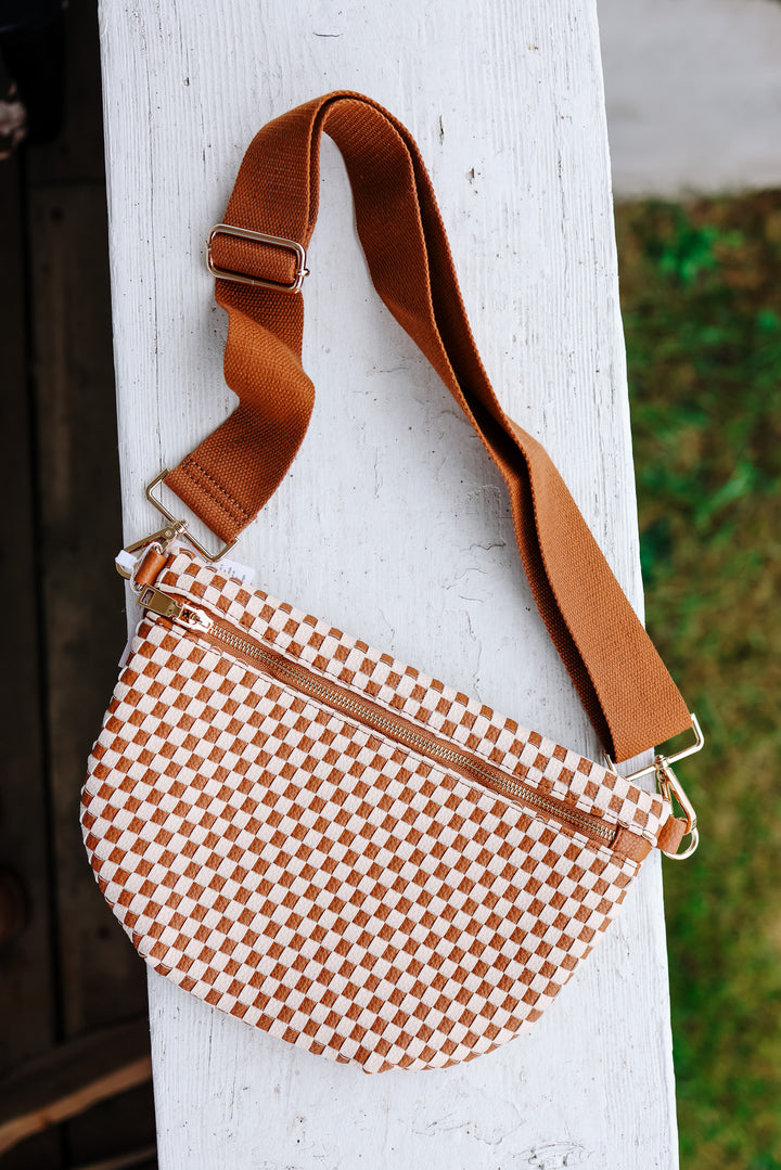 Westlyn Woven Bum Bag - Brown