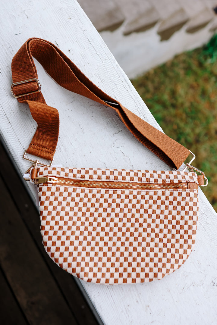 Westlyn Woven Bum Bag - Brown