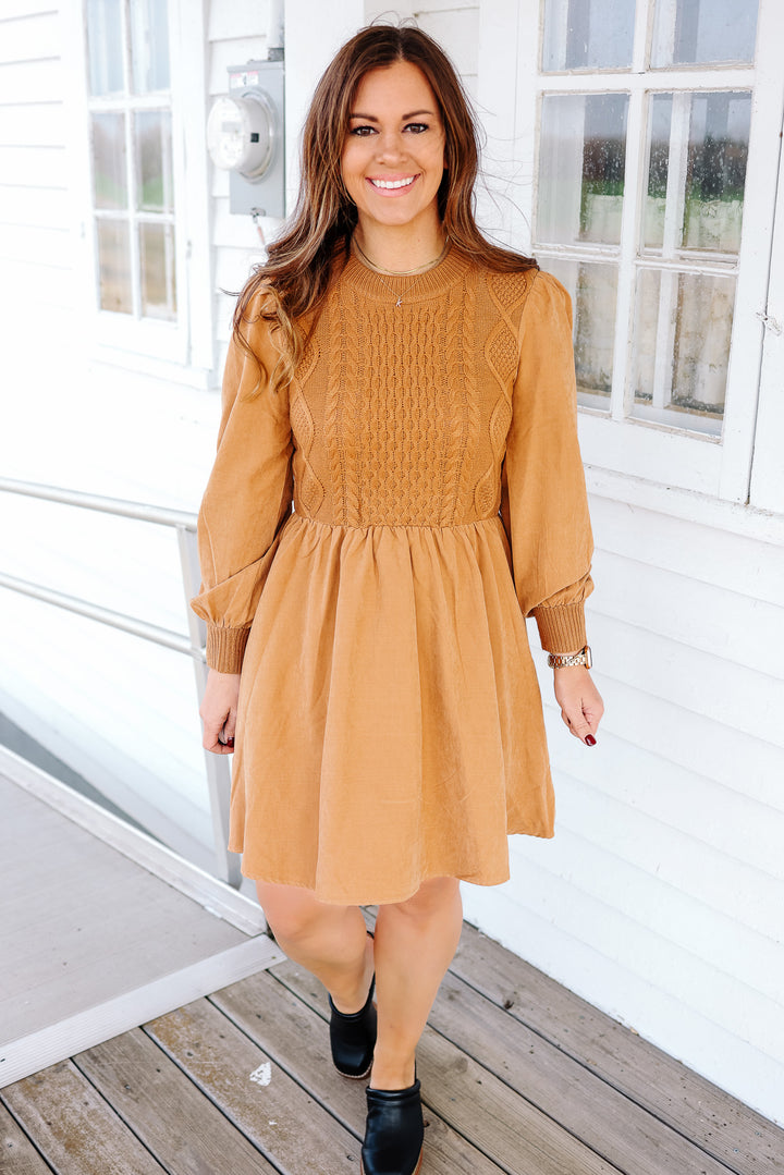 Paige Long Sleeve Sweater Dress