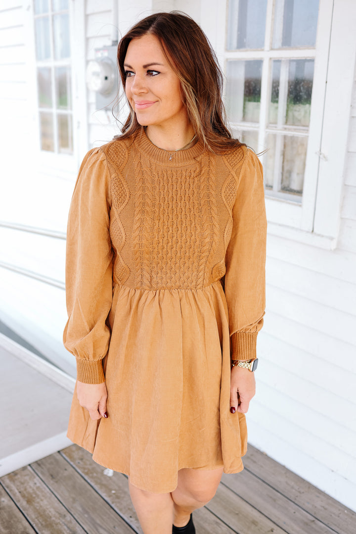 Paige Long Sleeve Sweater Dress