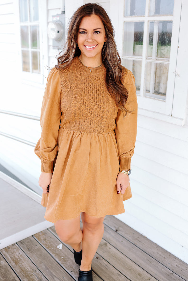 Paige Long Sleeve Sweater Dress