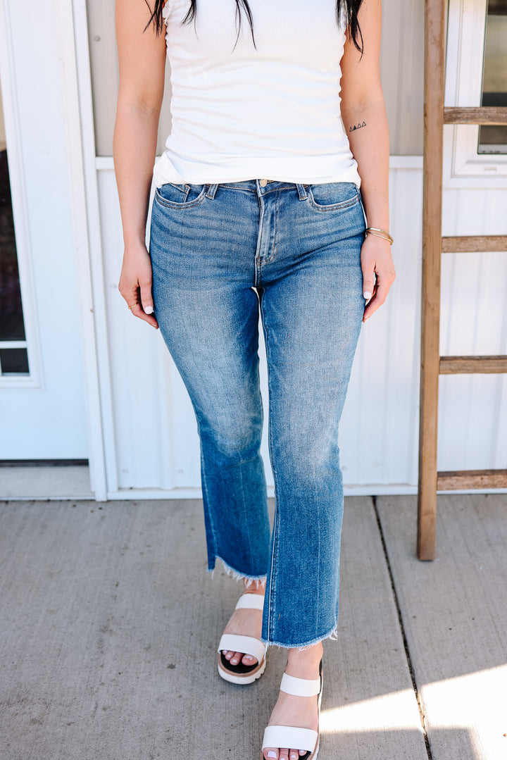 Heath High Rise Kick Flare Jeans