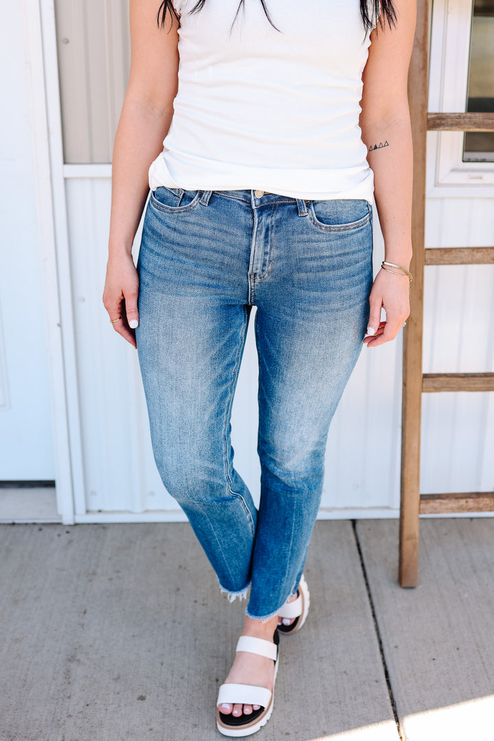 Heath High Rise Kick Flare Jeans