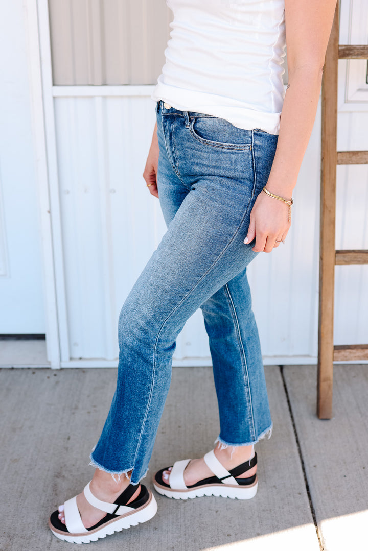 Heath High Rise Kick Flare Jeans