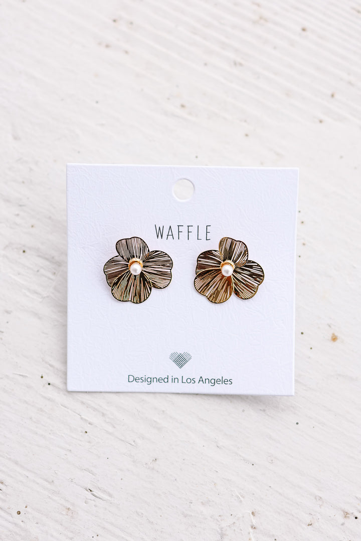 Stevie Flower Stud Earrings