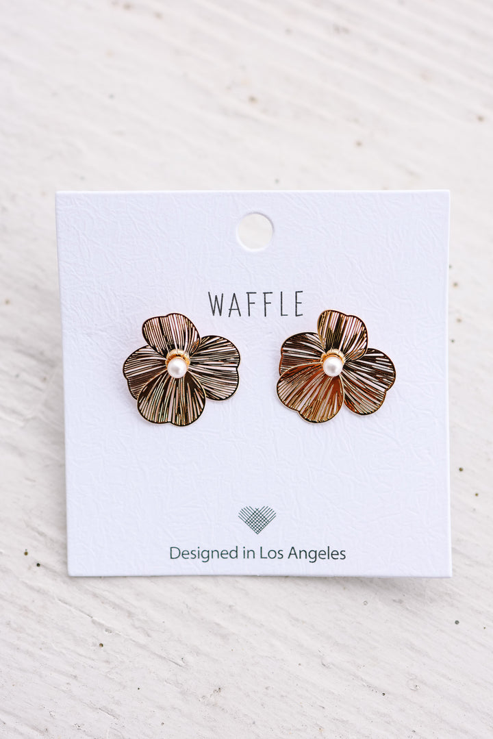 Stevie Flower Stud Earrings