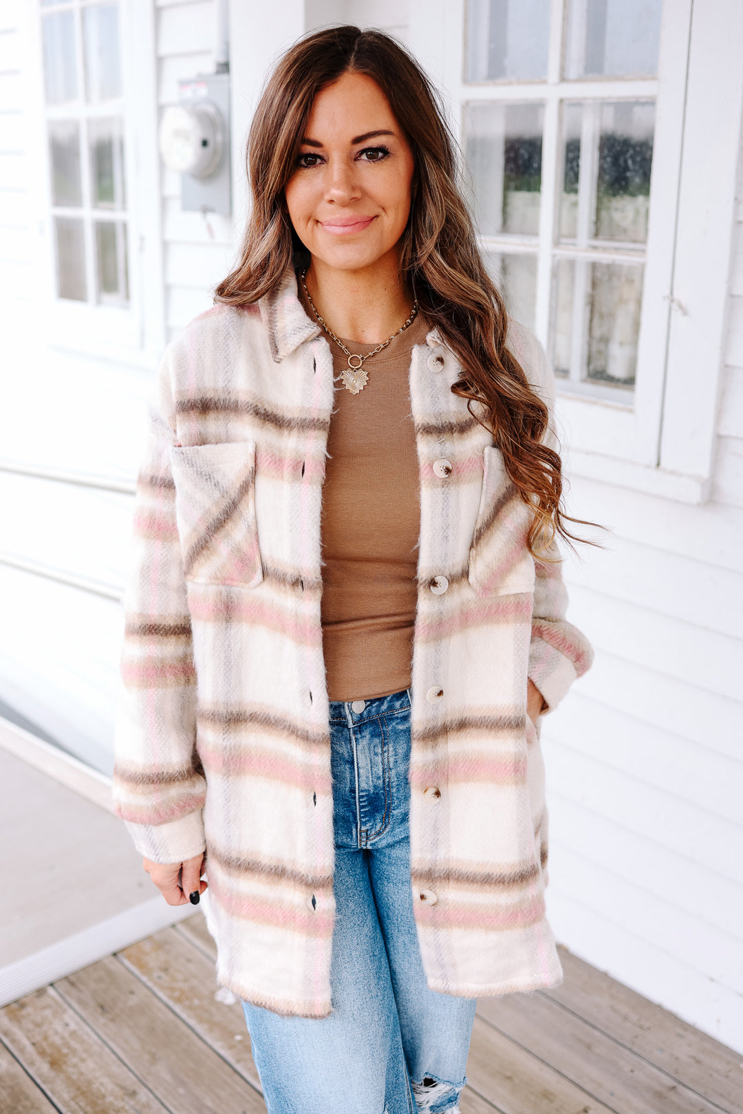 Briar Brushed Plaid Shacket