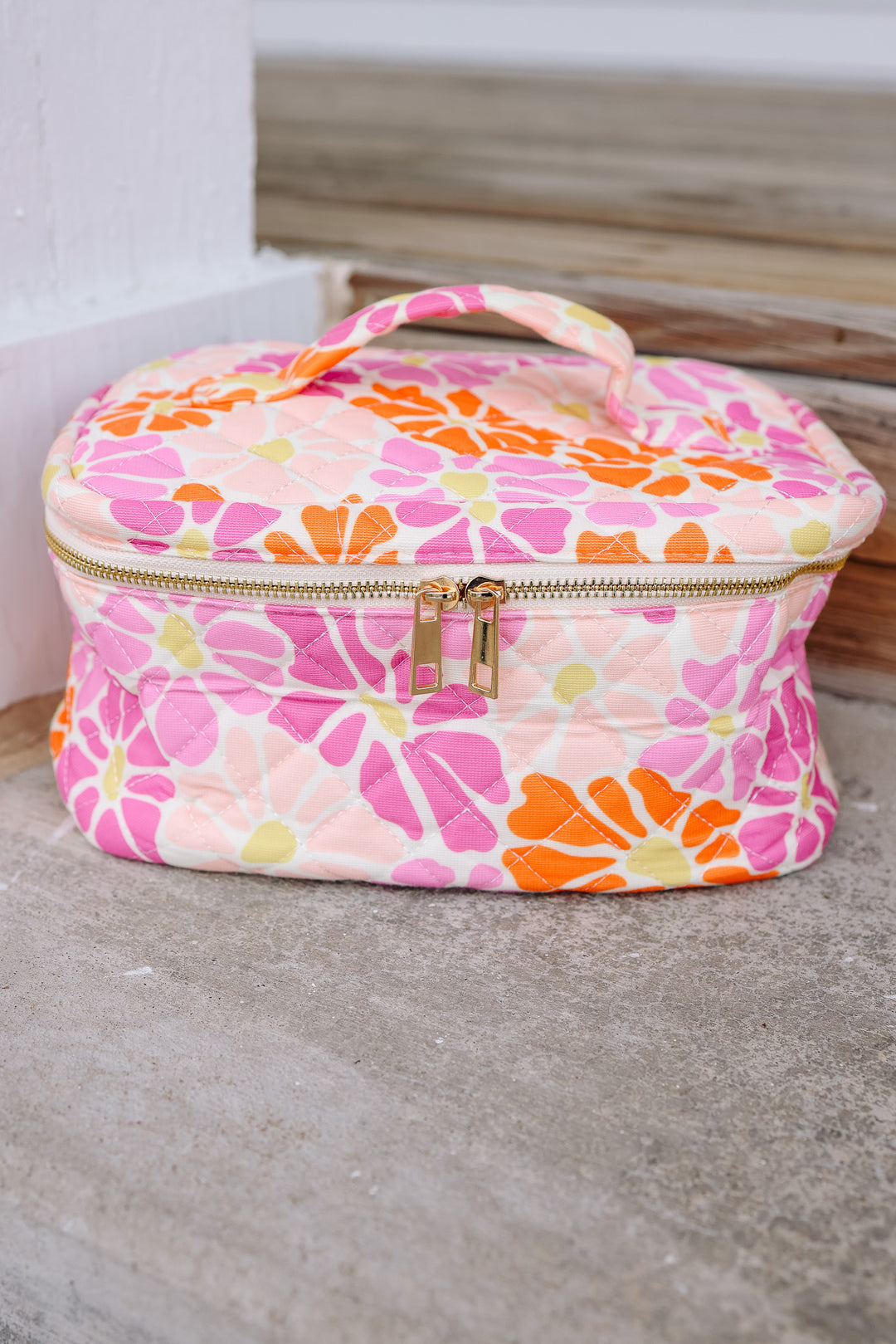 Flower Pattern Quilted Bags