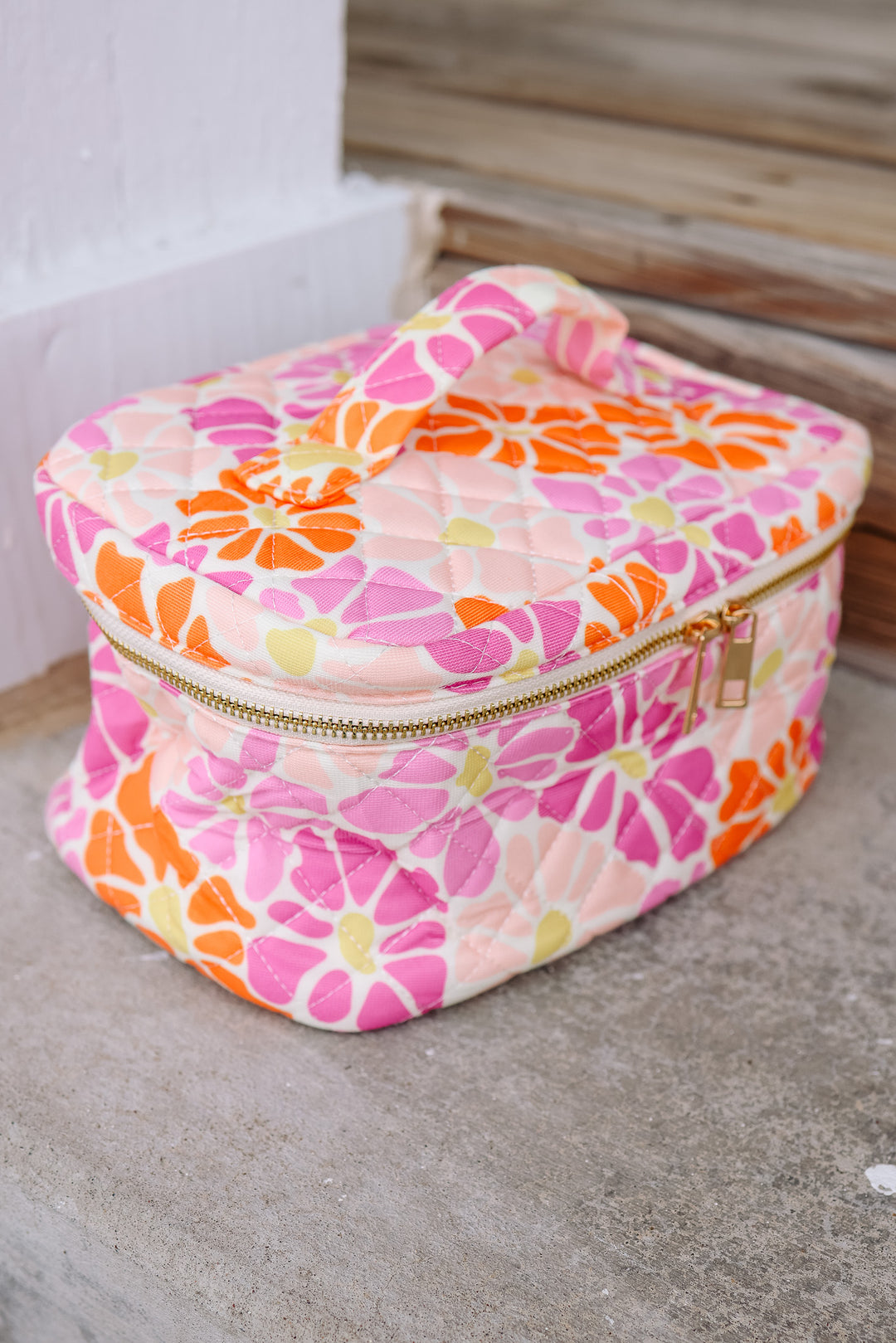 Flower Pattern Quilted Bags