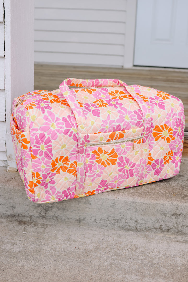 Flower Pattern Quilted Bags