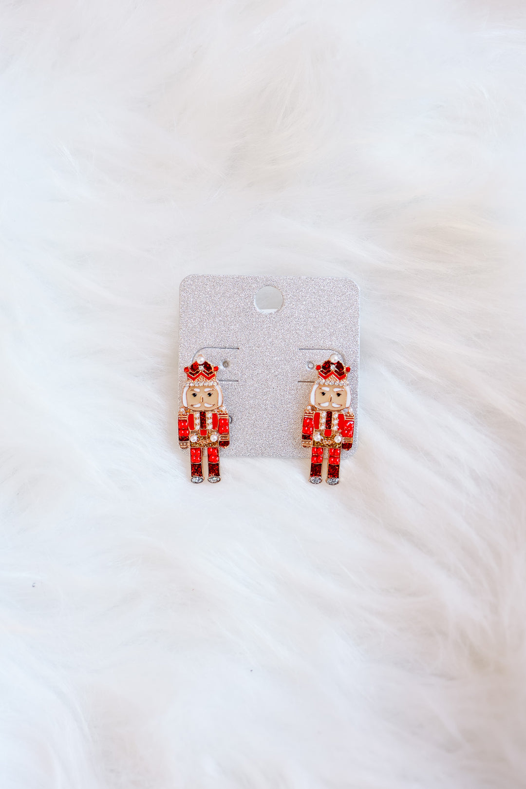 Nutcracker Earrings - Red