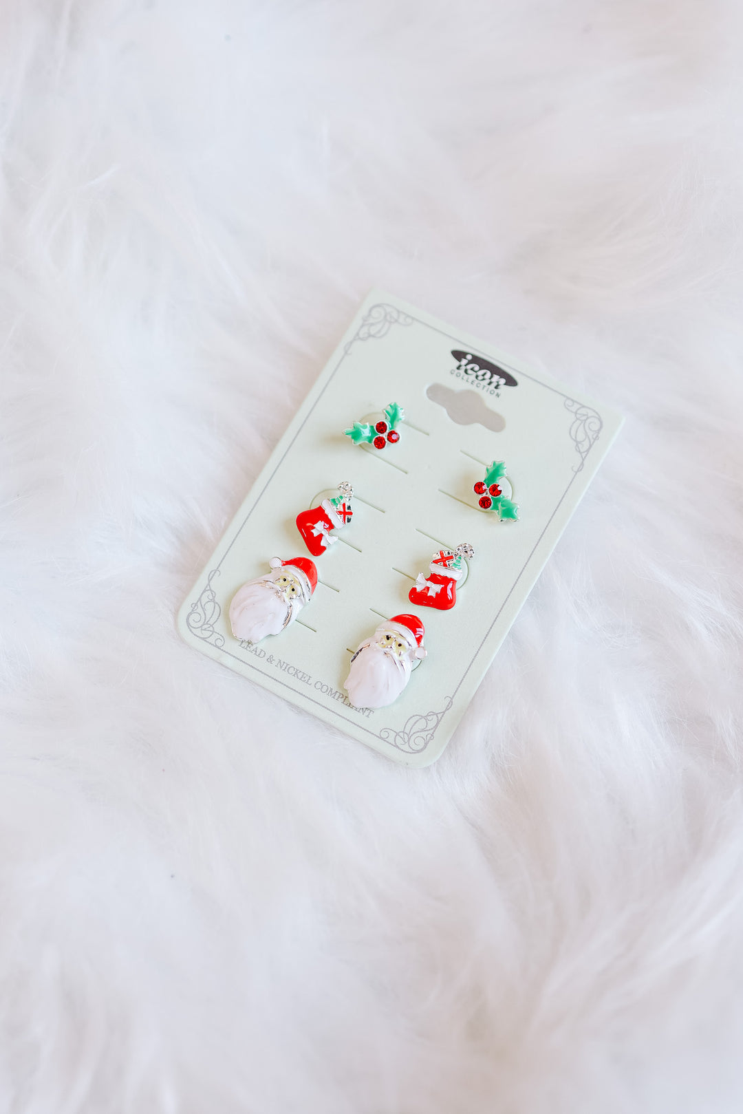 Happy Holidays Stud Earring Set