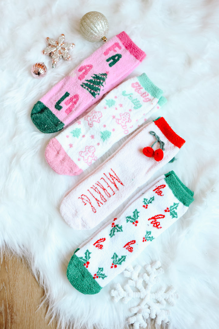 Holly Jolly Cozy Socks Set