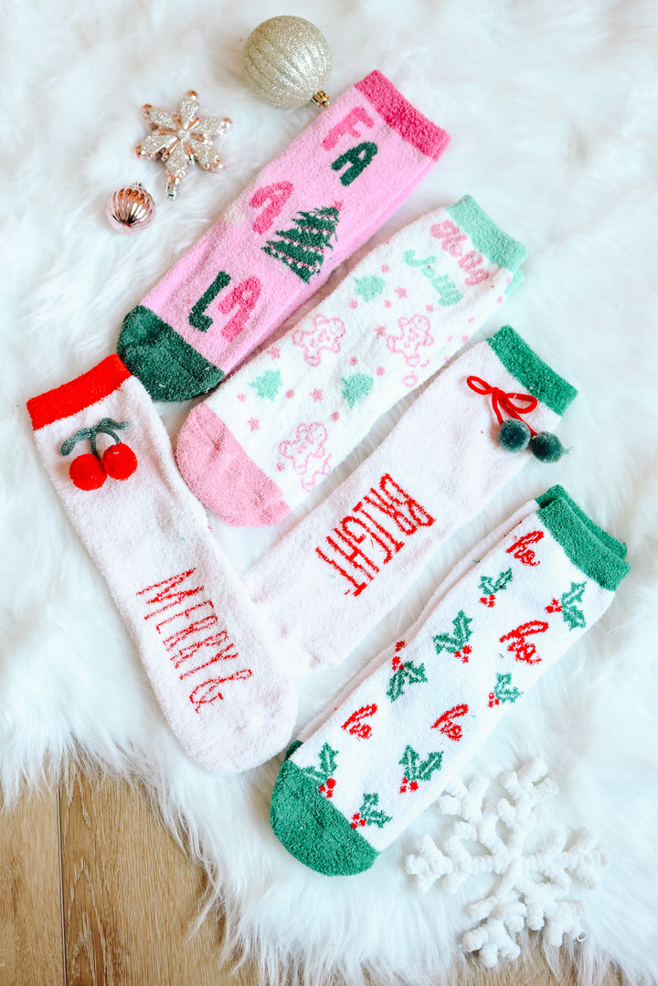 Holly Jolly Cozy Socks Set