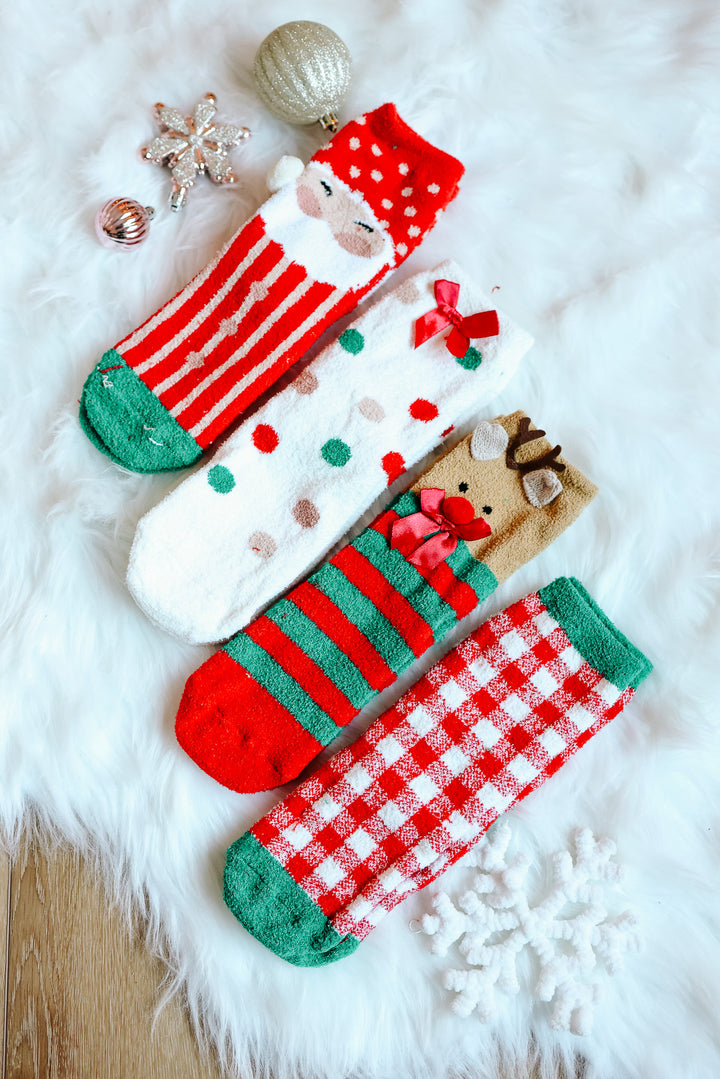 Jingle All The Way Cozy Socks Set