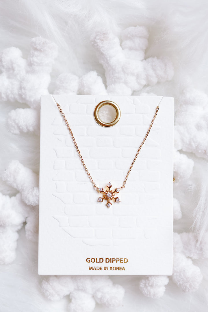 Snowflake Pendant Necklace