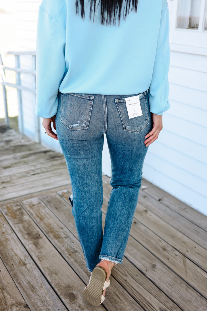 FLYING MONKEY: Hadley High Rise Jeans