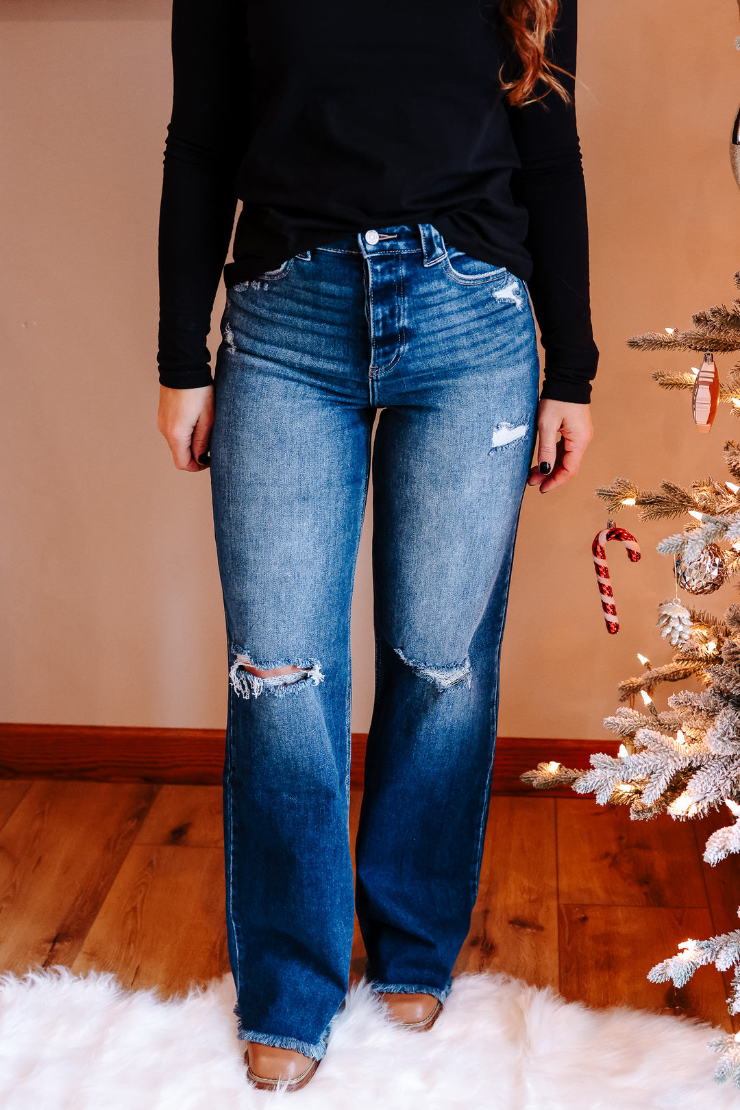 KANCAN: Ember High Rise 90's Flare Jeans