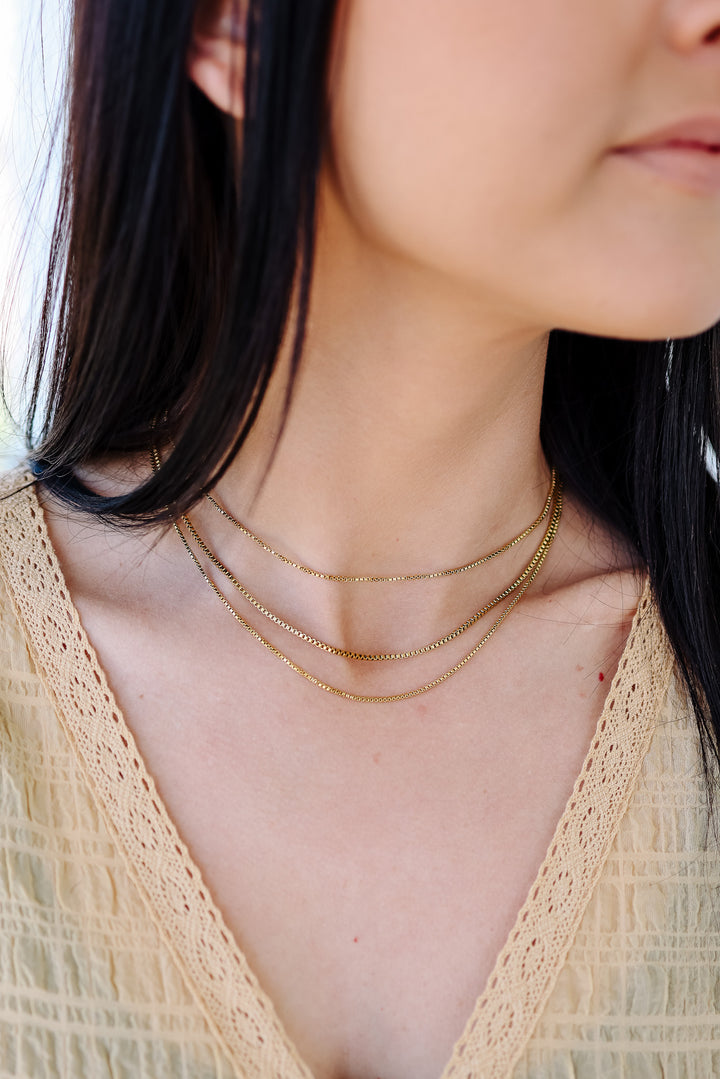 Three Layer Chain Necklace