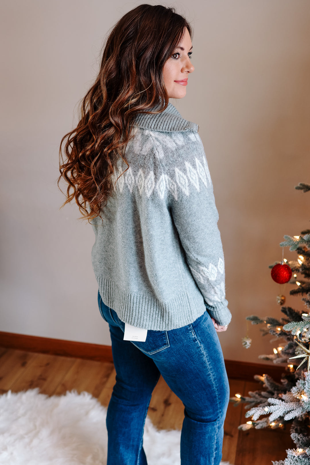 Rhea Collar Half Zip Sweater