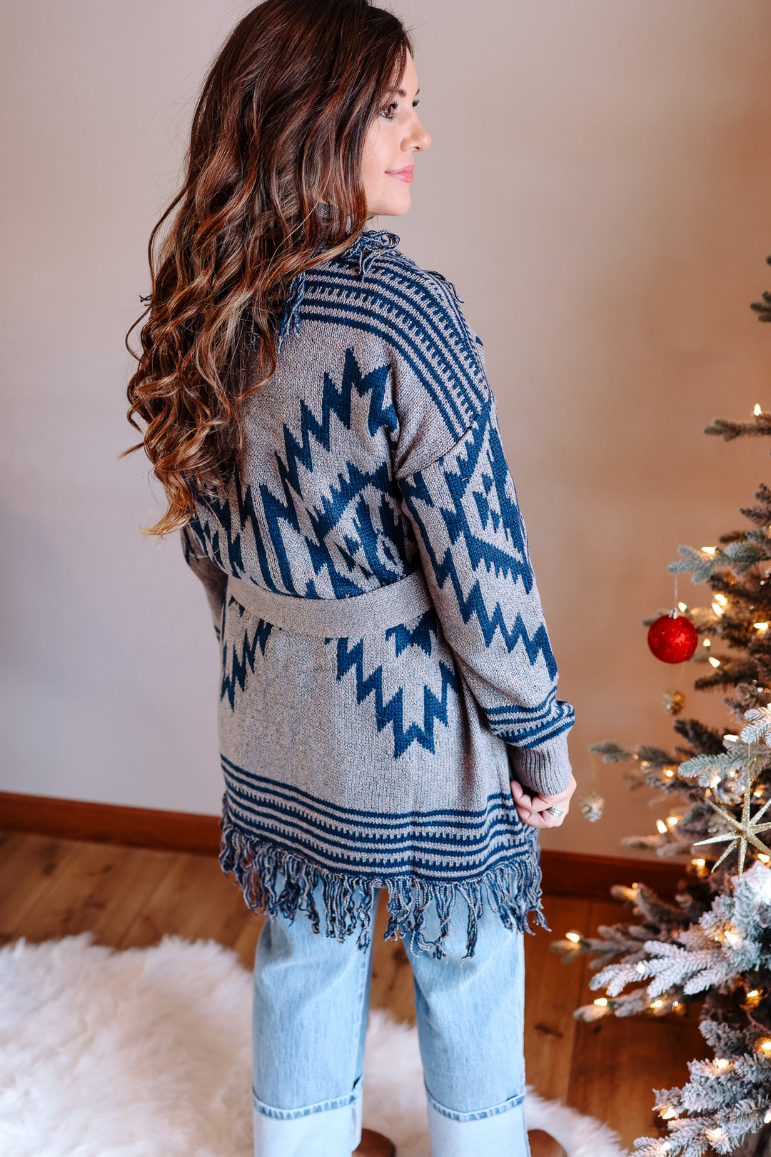 Freya Fringe Shawl Cardigan