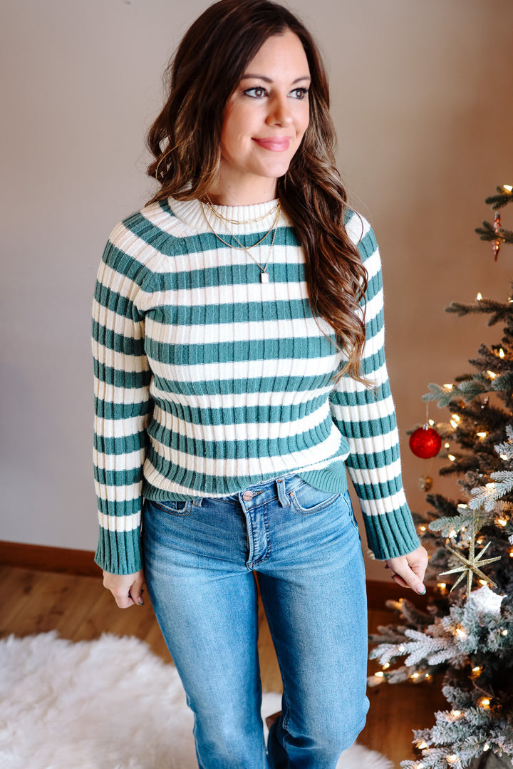 Sutton Bell Sleeve Ribbed Sweater