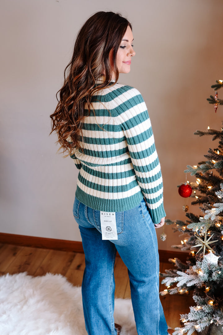 Sutton Bell Sleeve Ribbed Sweater