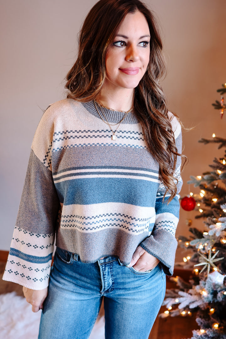 Becca Multi Pattern Sweater