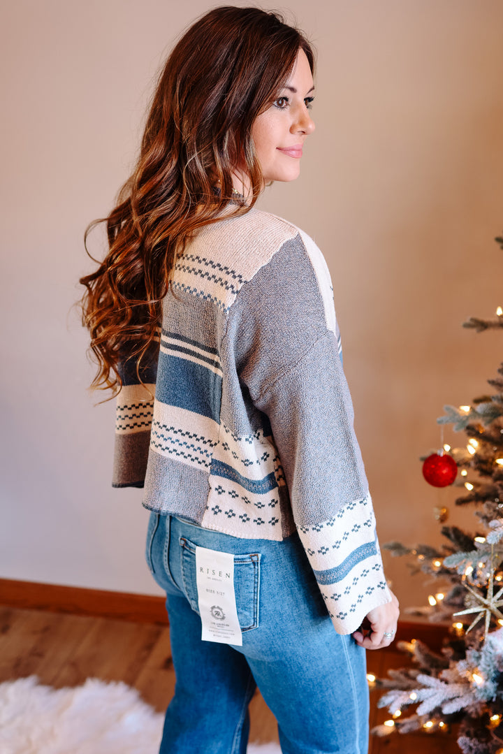 Becca Multi Pattern Sweater