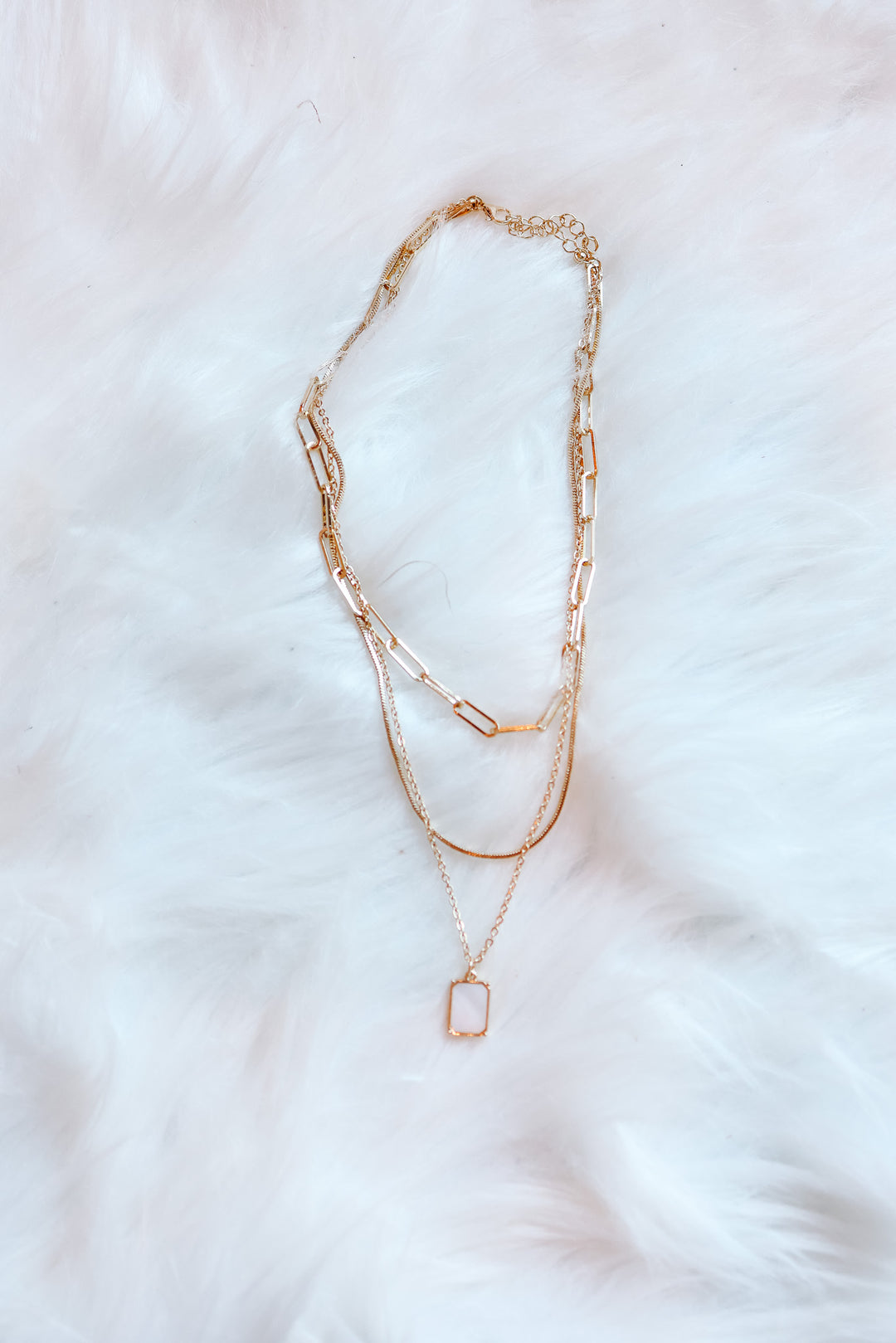 Brynlee Layered Pearl Necklace