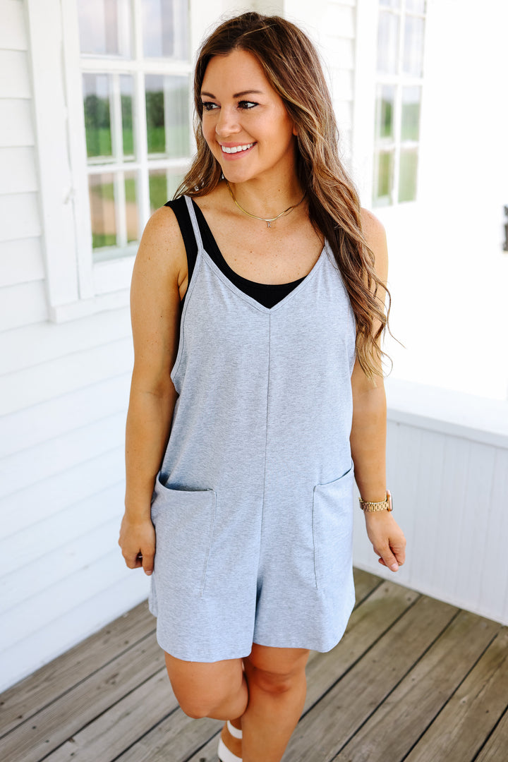 Ali Romper - Heather Grey