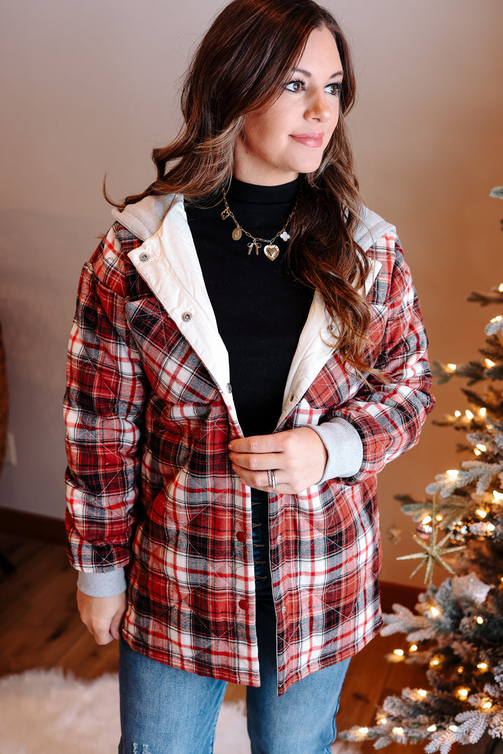 Avery Quilted Plaid Jacket