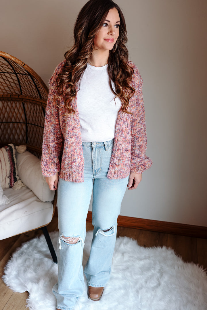 Malia Multi Color Yarn Cardigan