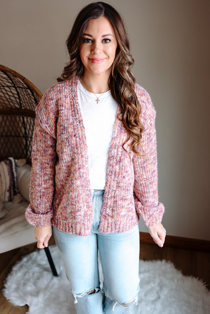 Malia Multi Color Yarn Cardigan