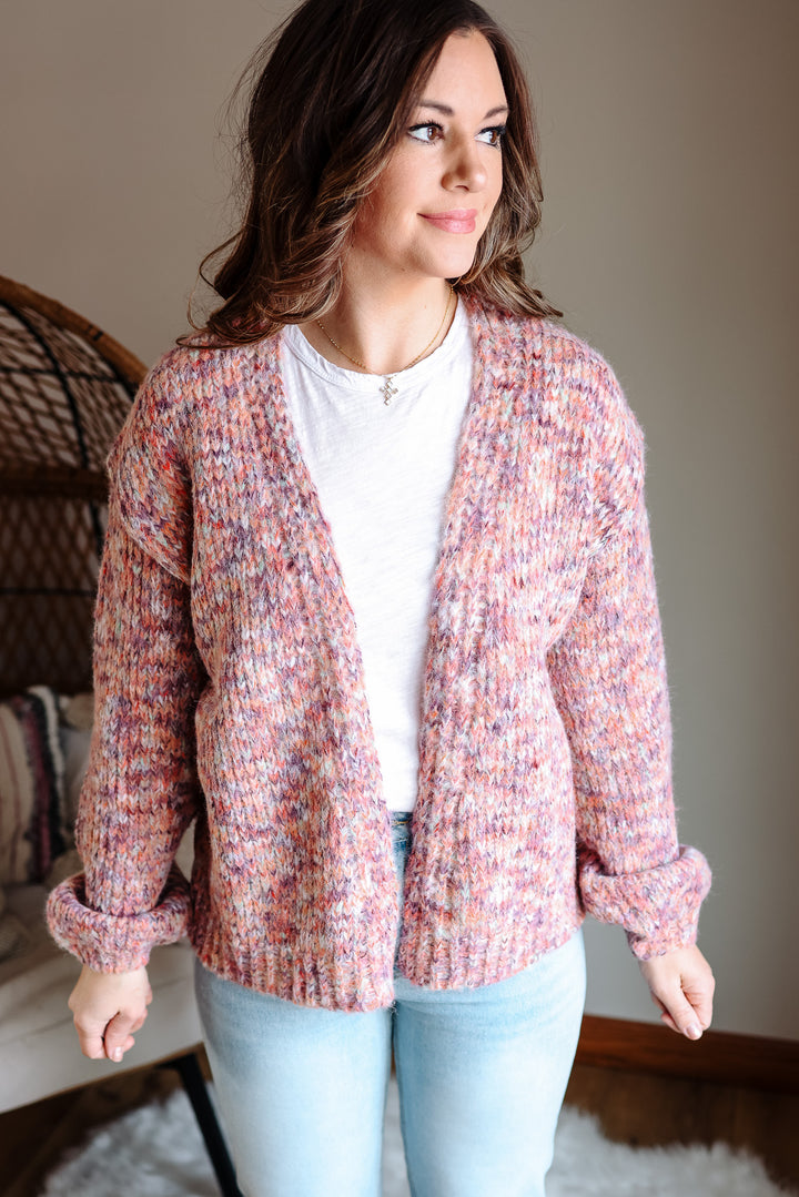 Malia Multi Color Yarn Cardigan