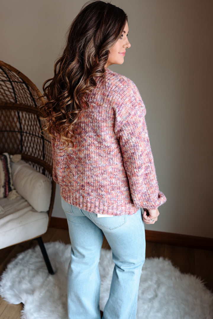 Malia Multi Color Yarn Cardigan