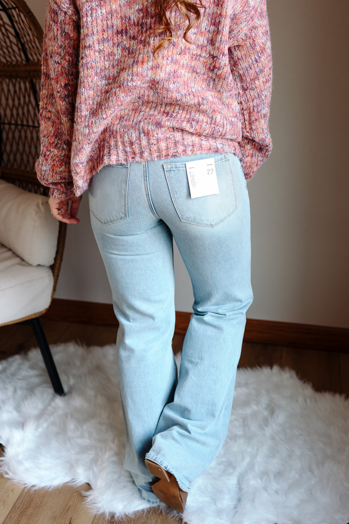 VERVET: Hollis 90'S Vintage Highrise Flare Jeans