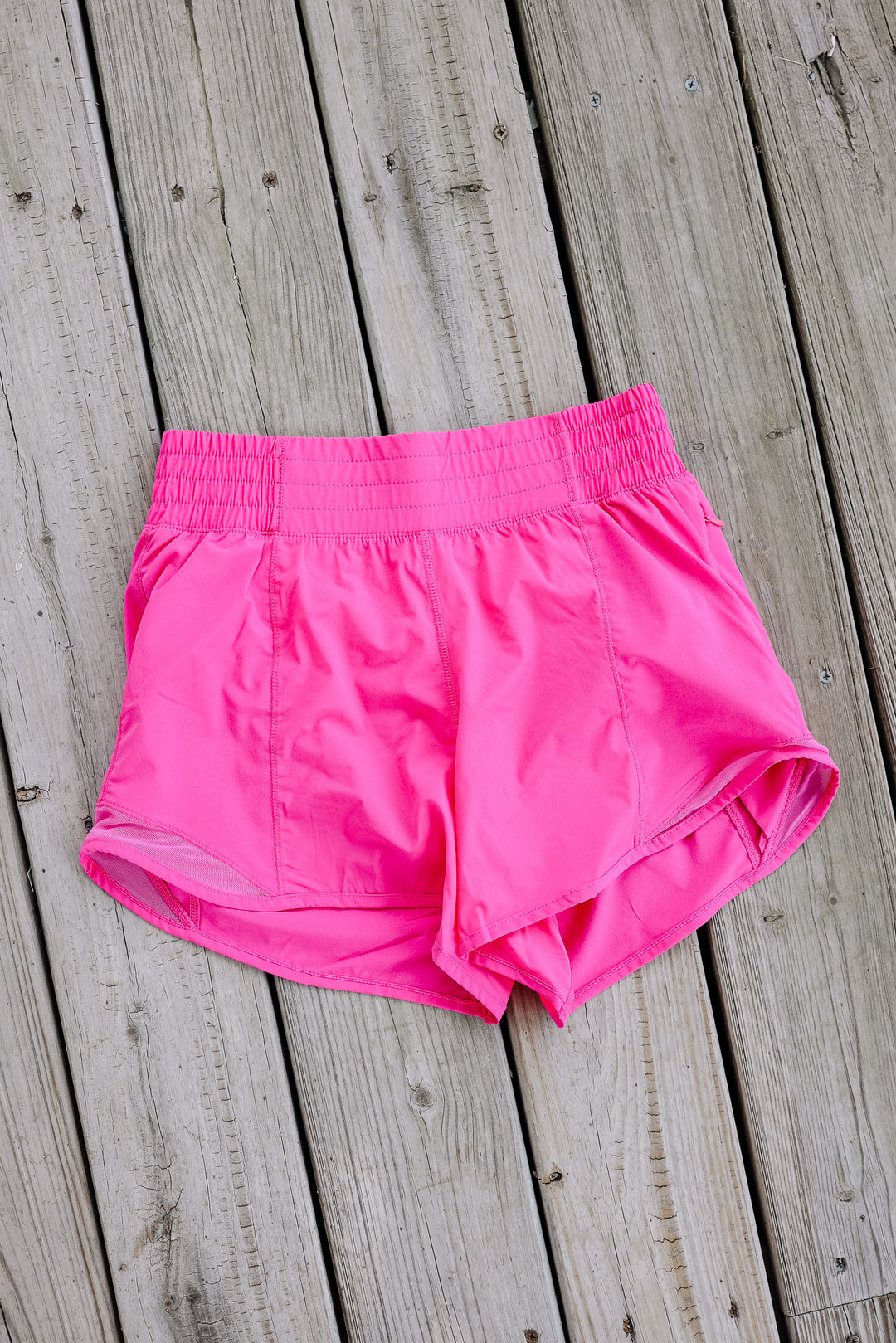 Stretch Woven Shorts - Sonic Pink