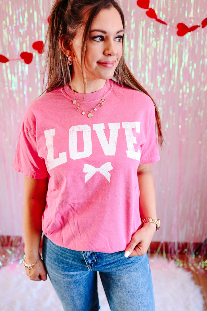 Love Struck Graphic Tee - Crunchberry