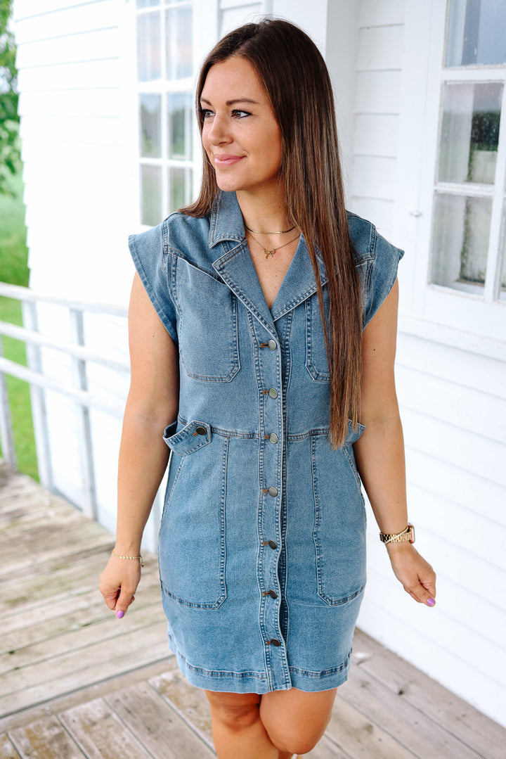 Baylor Denim Dress