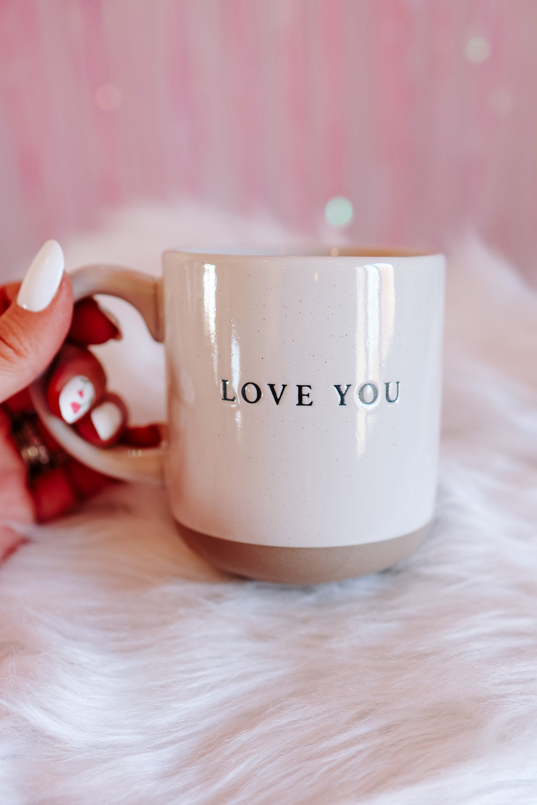 Love You Stoneware Coffee Mug