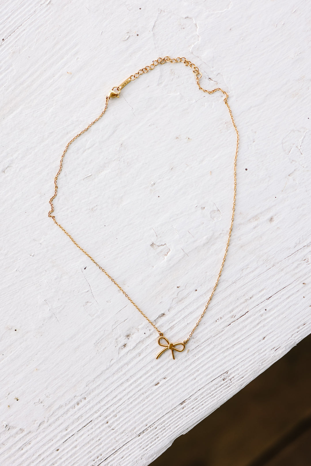 Dainty Bow Pendant Necklace