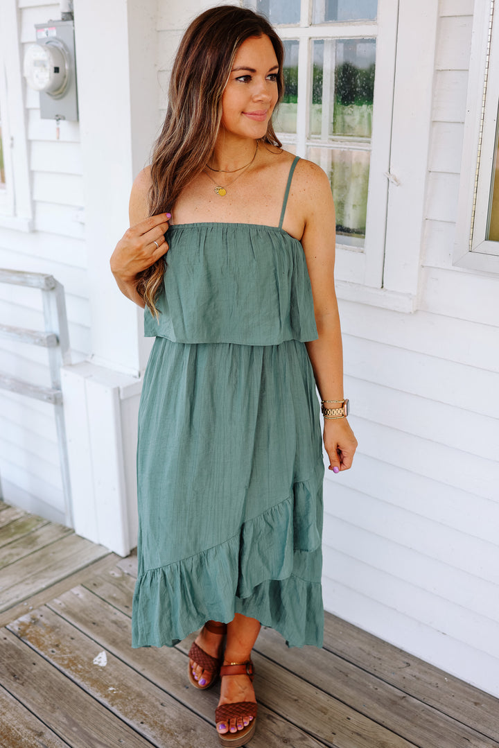 Maddie Hi-Low Dress - Pistachio