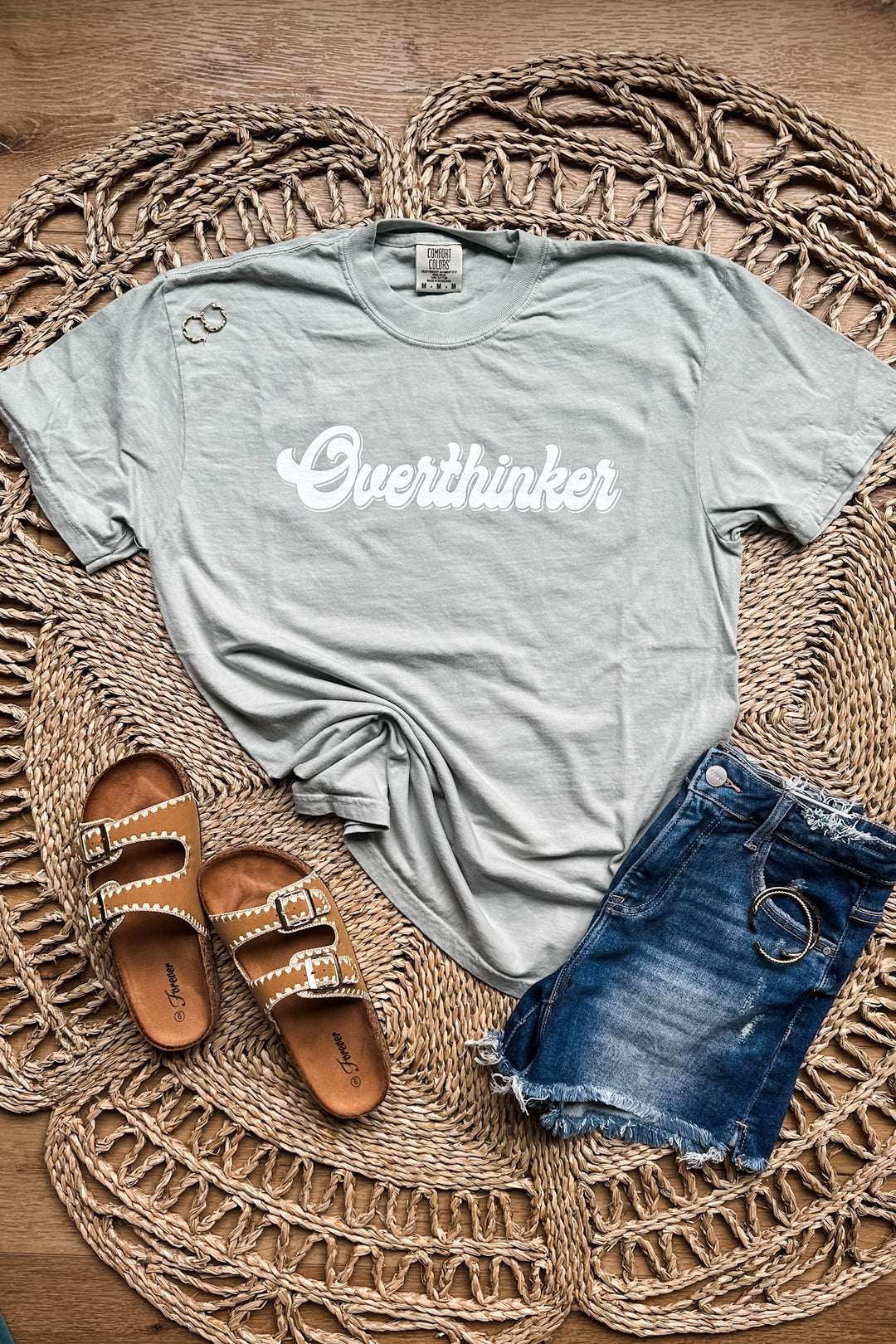 Overthinker Graphic Tee - Bay